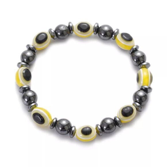 Natural 8MM Lake Blue Gemstone Bracelet Men Women Healing Stone Chakra Jewelry - Picture 6 of 16